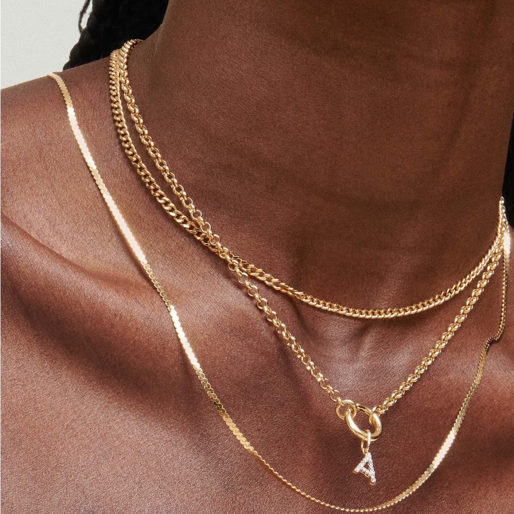 Mejuri 18k Gold Vermeil Curb Chain - Picture 6 of 6